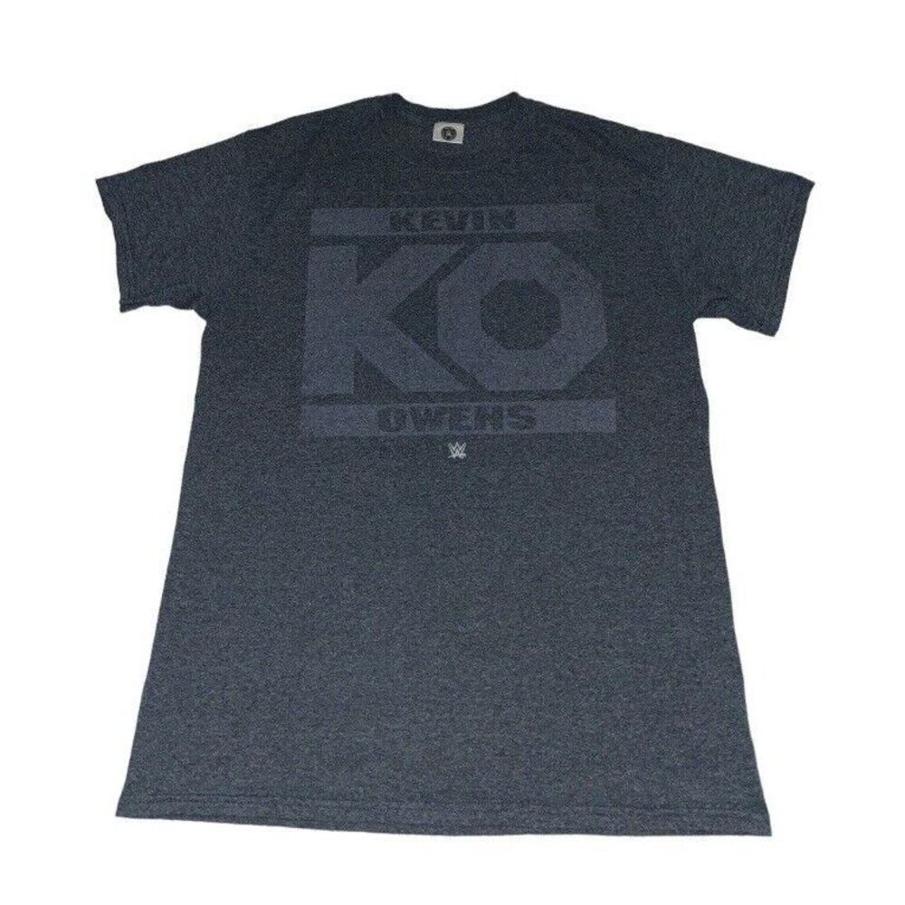 Kevin Owens KO Tee‎ WWE Authentic Fight Owens Fight Men's Medium Heather Gray